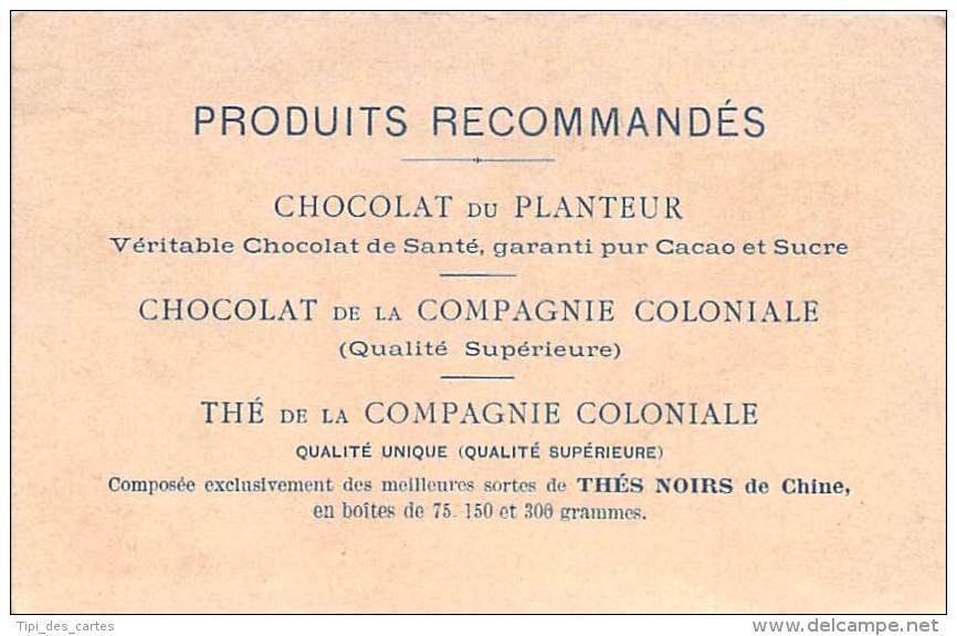 Chromo Chocolat Du Planteur - Coq, La Mère Manque Aux Petits - Autres & Non Classés