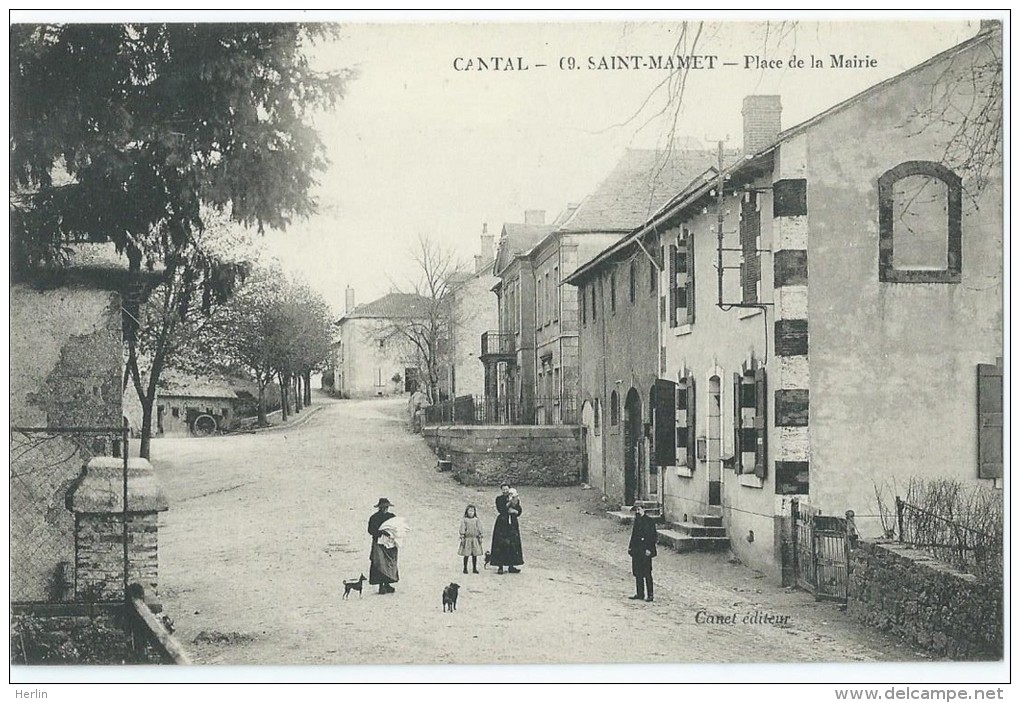 SAINT-MAMET-LA-SALVETAT - Place De La Mairie (impeccable) - Saint-Mamet-la-Salvetat