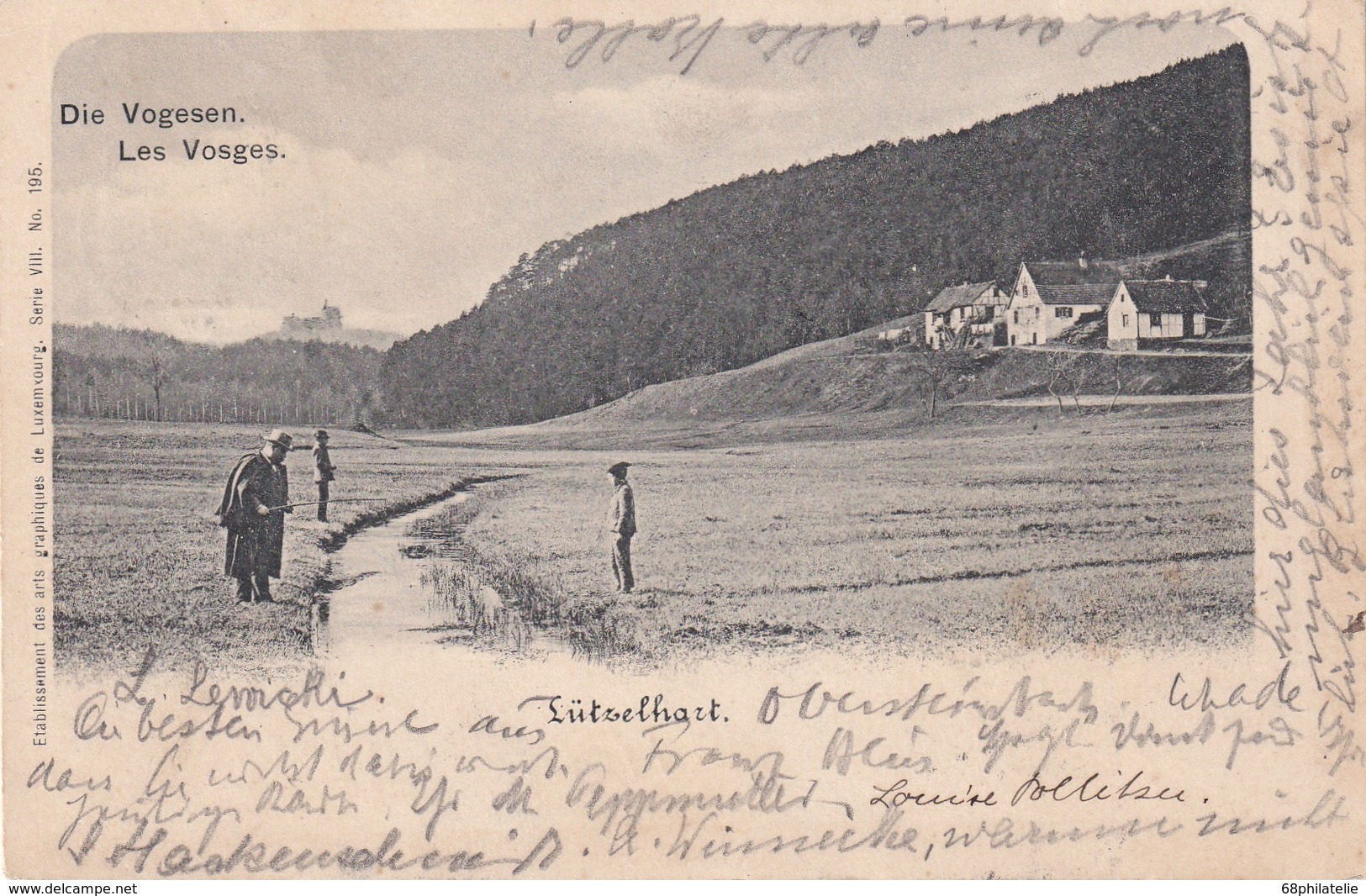 ALLEMAGNE  1902 CARTE POSTALE DE LEMBACH POUR LA SUISSE TAXEE - Briefe U. Dokumente