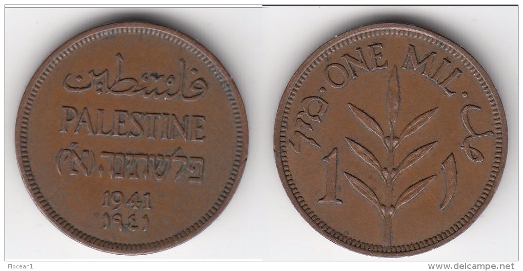 **** PALESTINE - 1 MIL 1941 - ONE MIL 1941 **** EN ACHAT IMMEDIAT !!! - Colonias