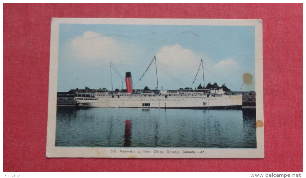 S.S. Keewatin  Twin Cities Ontario Canada 2083 - Piroscafi