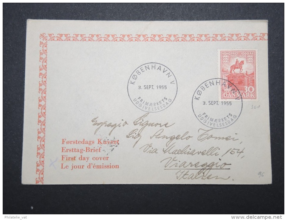 DANEMARK - Enveloppe Pour L ' Italie En 1955 - A Voir - Lot P12917 - Storia Postale