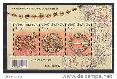 Finland 1999 Kalevala M/s ** Mnh (26165AH) - Blocks & Sheetlets