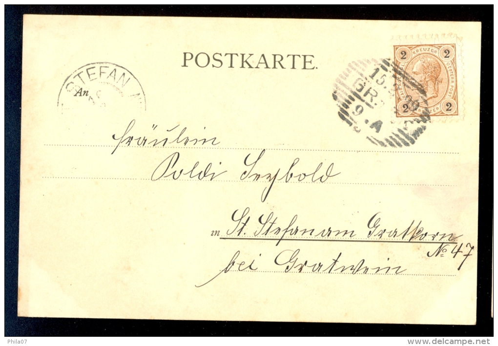 Hans Zatzka Gluck Und Gruss / Year 1899 / Old Postcard Circulated - Zatzka