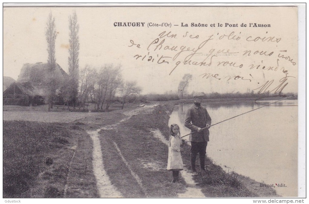 Chaugey - La Saône Et Le Pont De L'Auson - Other & Unclassified