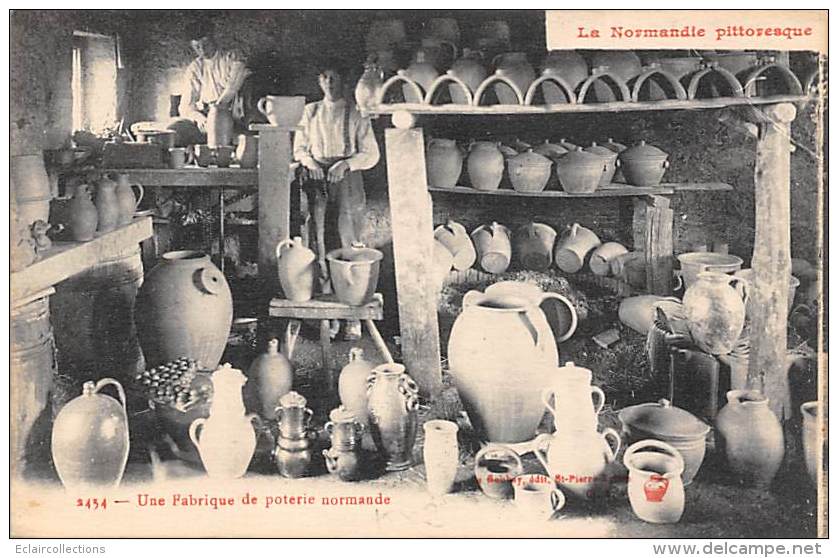 La Normandie Pittoresque  50 Ou 14 ? Une Fabrique De Poterie Normande - Basse-Normandie