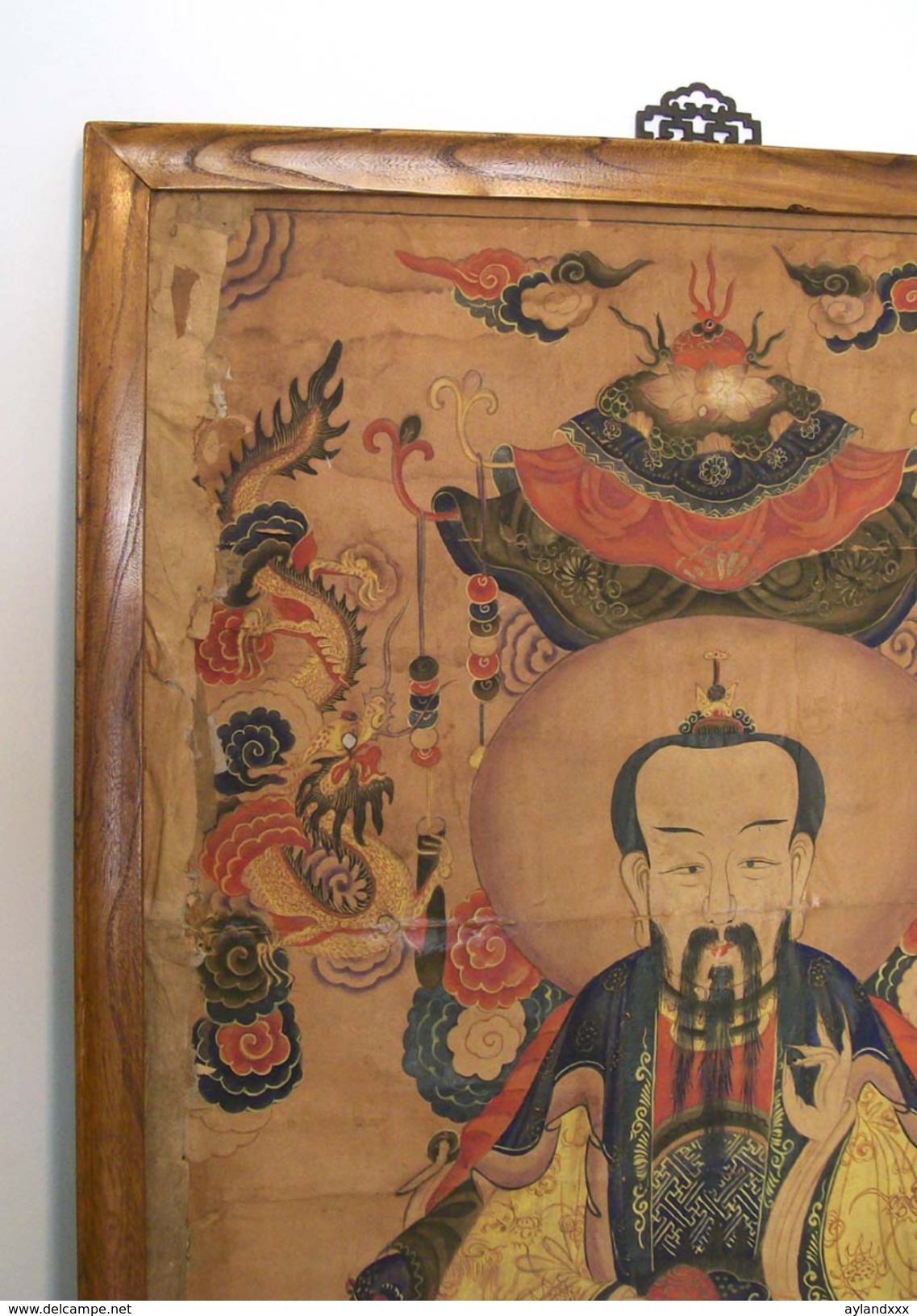 CINA (China): Pair of ancient Chinese Taoist paintings