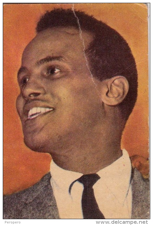 IMAGES 6 X 9 Cm ACTOR  SINGER HARRY BELAFONTE ALLEINVERTRIEB "HEINERLE"BAMBERG Schauspieler - Sammlungen