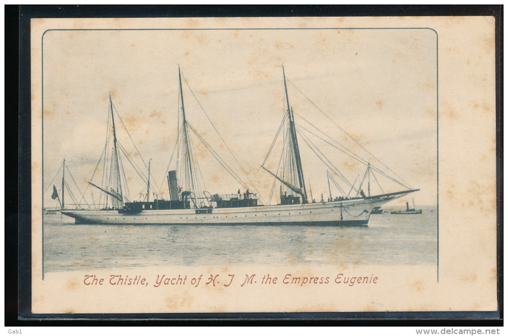 Angleterre --  Bateau -- The Thistle, Yacht Of H.L.M. The Empress Eugenie - Altri & Non Classificati