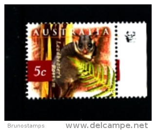 AUSTRALIA - 1998  5c.  LEADBEATER'S POSSUM  1 KOALA  REPRINT  MINT NH - Essais & Réimpressions