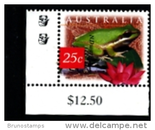 AUSTRALIA - 2000  25c.  TREE FROG  2 KOALAS  REPRINT  MINT NH - Essais & Réimpressions