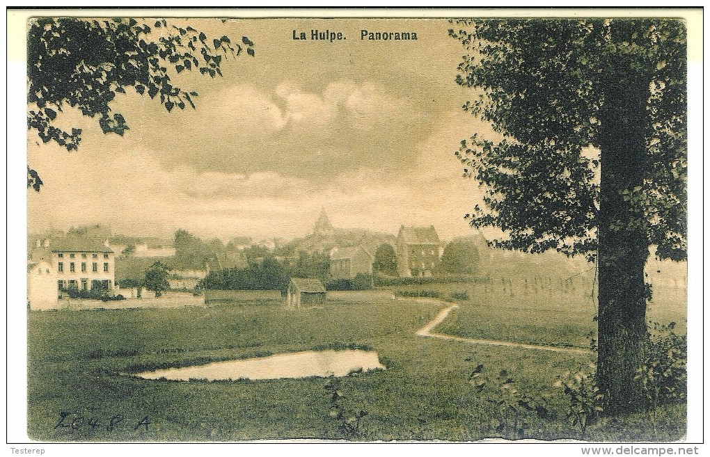 LA HULPE Panorama  Bruxelles Nord 1910 Vers Middelkerke   Griffe LA HULPE - La Hulpe