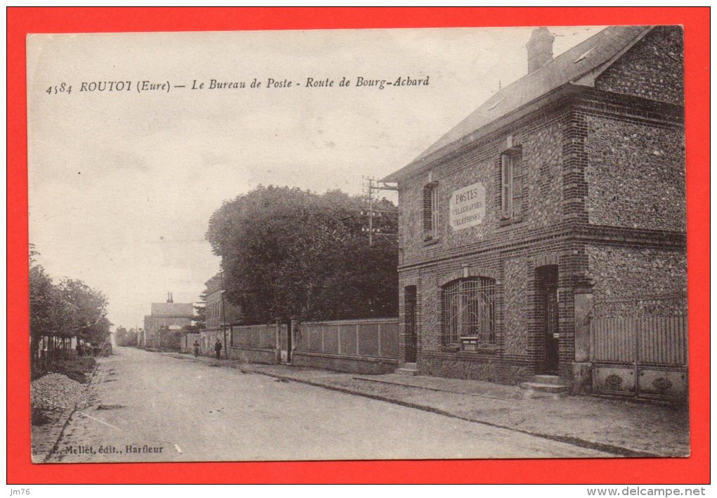 ROUTOT - Le Bureau De Poste - Route De Bourg-Achard. - Routot