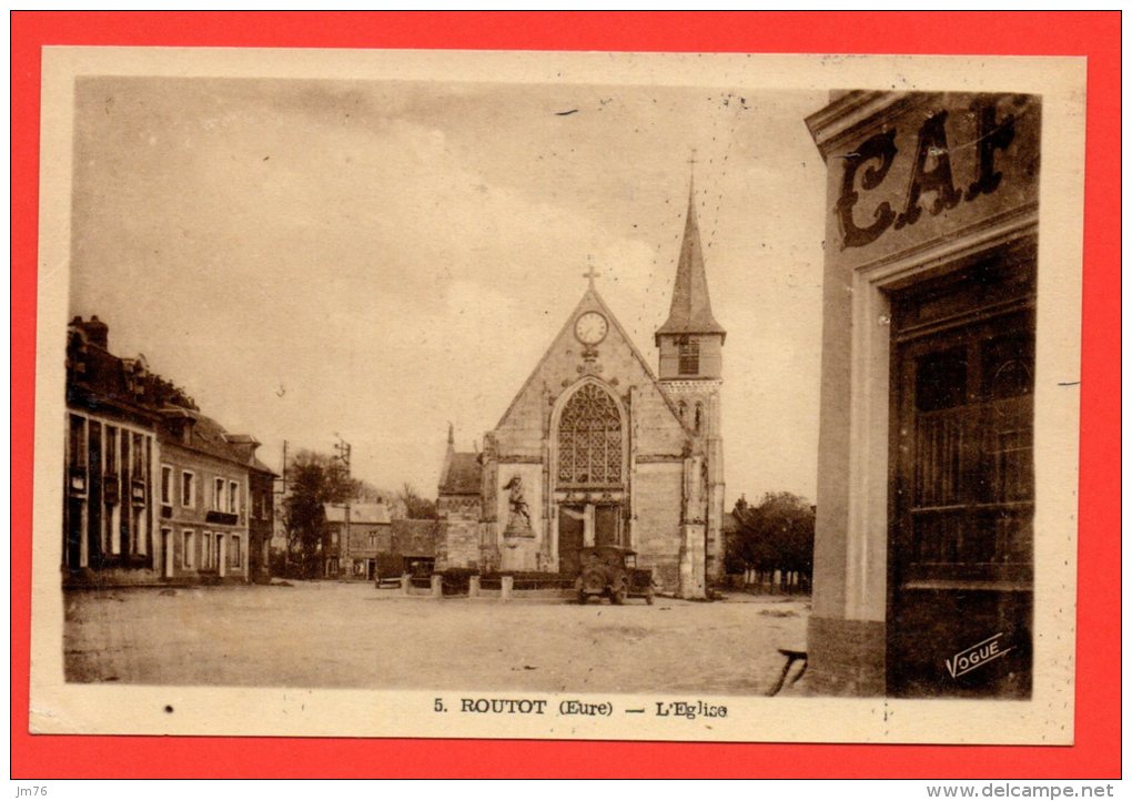 ROUTOT - L'Eglise. (publicité) - Routot