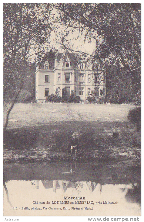 Cpa-56-lourmes En Missiriac-personnage-chateau De ...-edi Bailly N°1 - 316 - Other & Unclassified