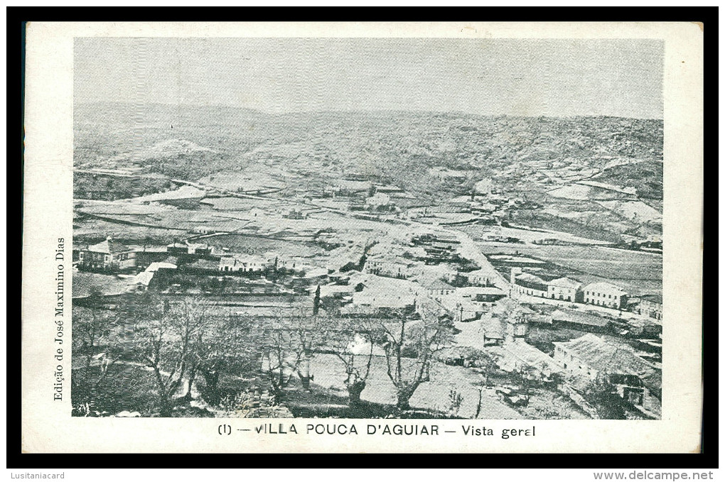 VILA POUCA DE AGUIAR - Vista Geral ( Ed. José Maximino Dias Nº 1) Carte Postale - Vila Real