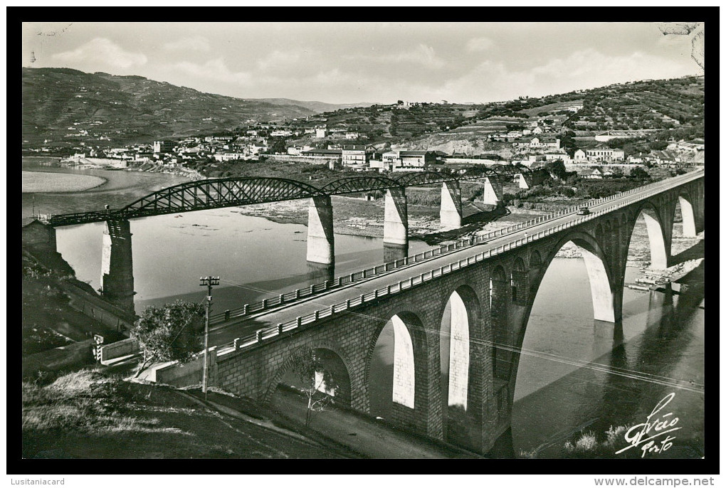 PESO DA RÉGUA - Pontes Sobre O Douro ( Ed. Imprensa Do Douro ) Carte Postale - Vila Real