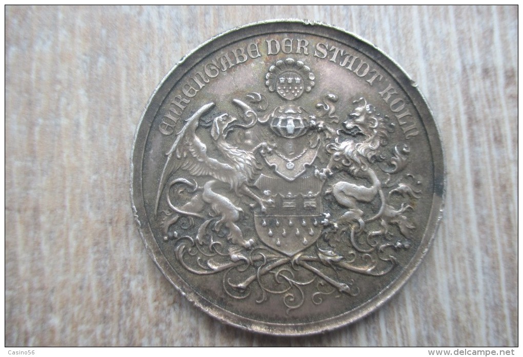 Ehrengabe Der Stadt Köln Piece Medaille Allemagne - Autres & Non Classés