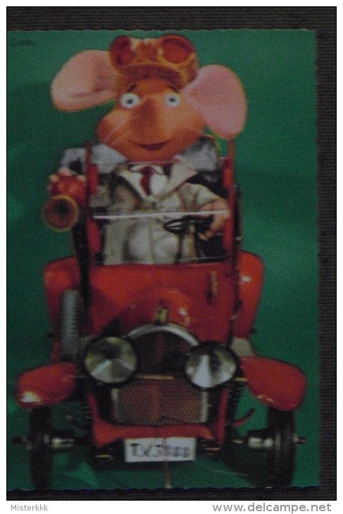 TOPO    GIGIO  SU  AUTOMOBILINA  -1962--   --  BELLISSIMA - Altri & Non Classificati