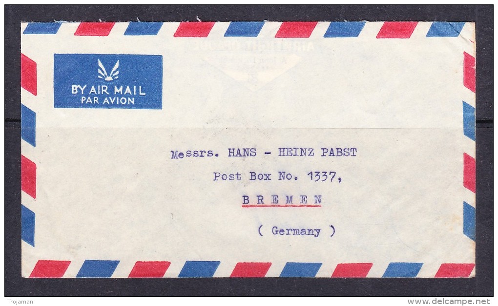 ESK - 239 LETTER FROM BURMA TO BREMEN GERMANY. - Myanmar (Burma 1948-...)