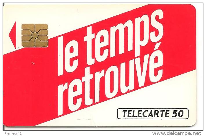 CARTE°-PUCE-PRIVEE-D-1990-D266-SO2-LE TEMPS RETROUVE-NEUVE-TBE- - Privées