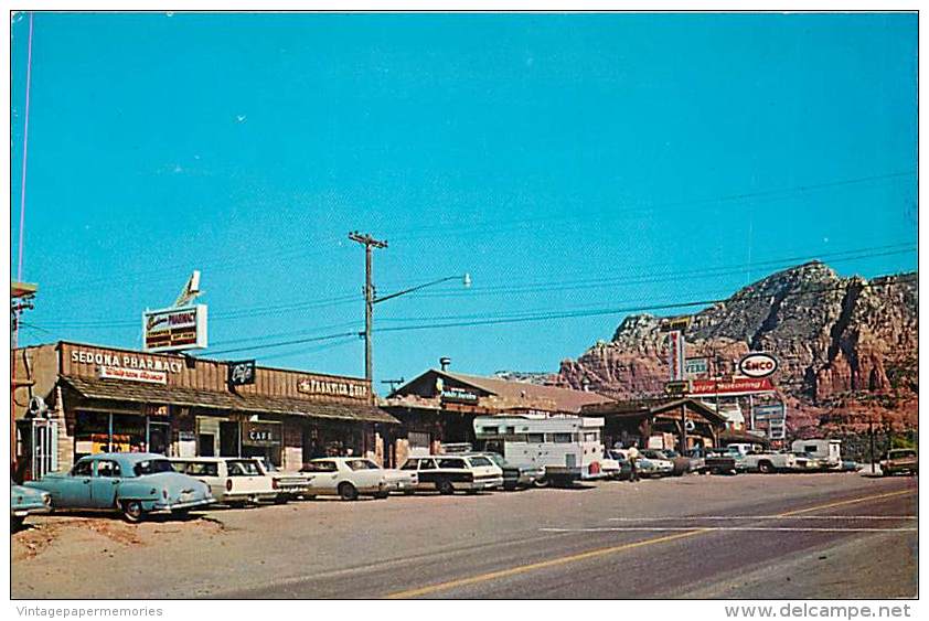 257353-Arizona, Sedona, Street Scene, Business Section, Merle Porter By Arizona Pictures No S-74787 - Sedona