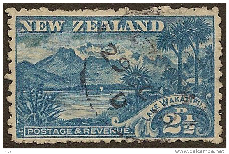 NZ 1898 2 1/2d Wakatipu SG 308 U #PZ52 - Usados