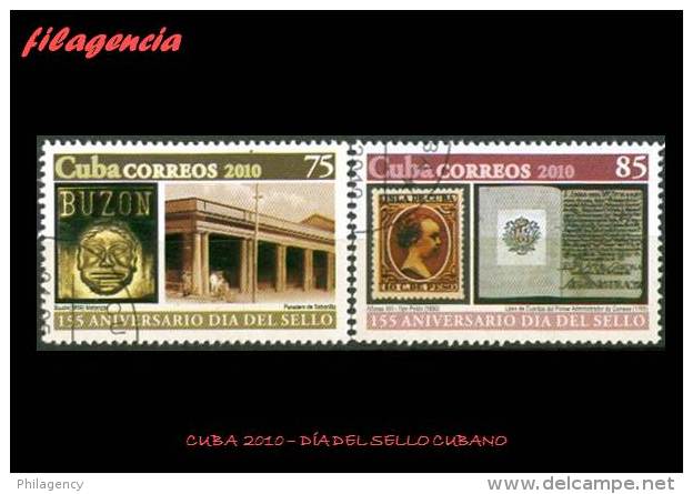 USADOS. CUBA. 2010-20 DÍA DEL SELLO CUBANO - Used Stamps