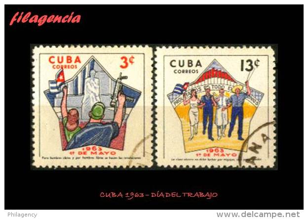 USADOS. CUBA. 1963-05 DÍA INTERNACIONAL DEL TRABAJO - Used Stamps