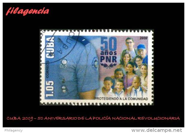 USADOS. CUBA. 2009-20 50 ANIVERSARIO POLICÍA NACIONAL REVOLUCIONARIA - Oblitérés