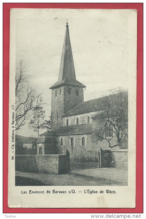 Wéris ( Environs De Barvaux ) - L'Eglise - 1912  ( Voir Verso ) - Durbuy