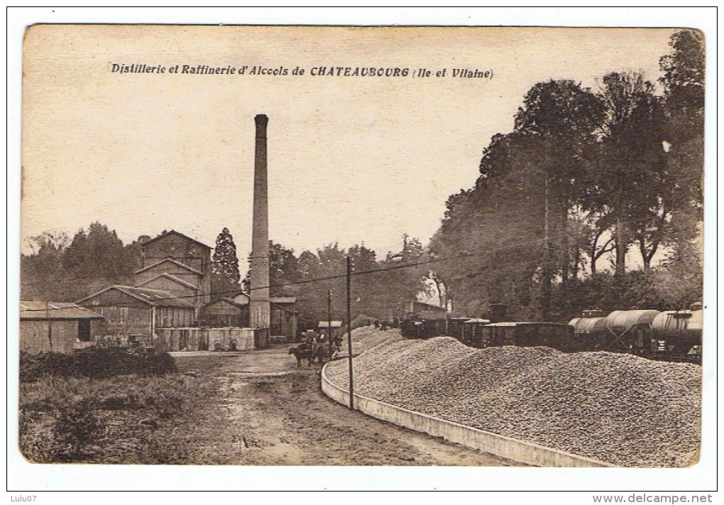 Gare  Chateaubourg  Distillerie D'alcools - Industrie