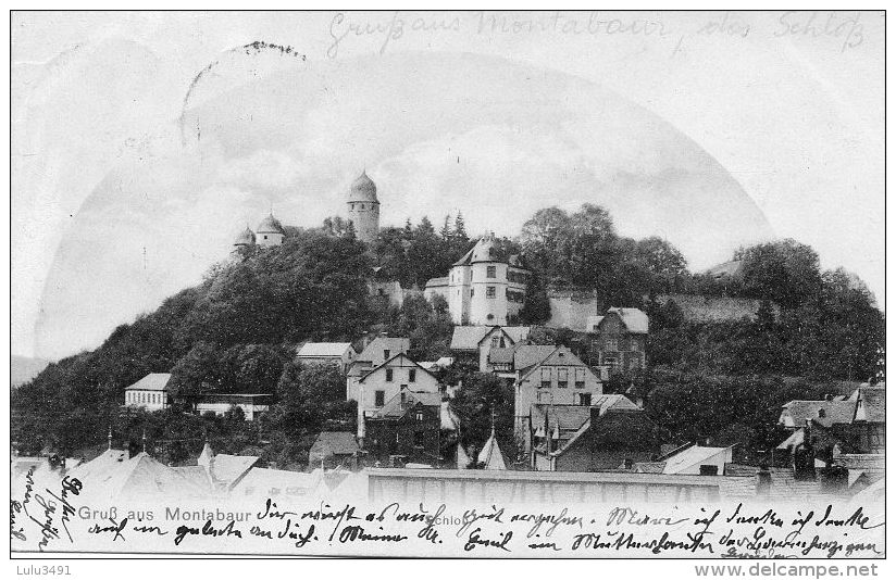 CPA- MONTABAUR (Allemagne-Rhénanie-Palatinat) - Gruss Schloss In 1908 - Montabaur