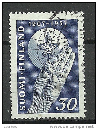 FINLAND FINNLAND 1957 Pfadfinderbewegung Scouting Scouts Michel 473 O - Oblitérés