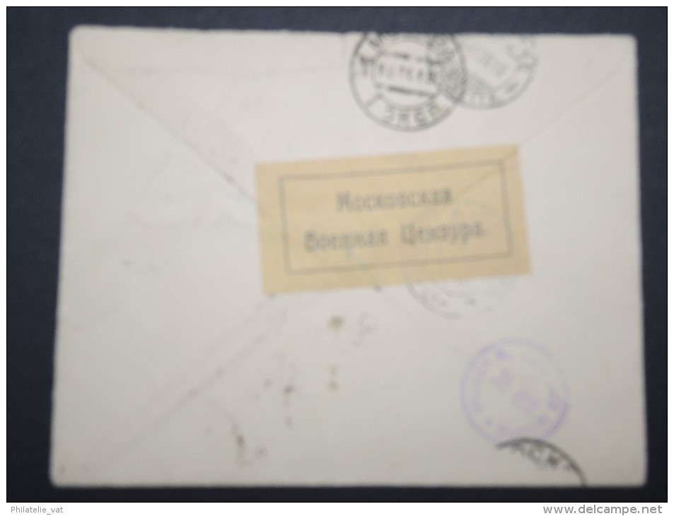 RUSSIE -Enveloppe De Moscou Pour La Suisse En 1915 Avec Controle Postal - A Voir - Lot P12944 - Covers & Documents