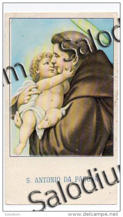 S. Antonio Da Padova - Santino - Holy Card - Images Religieuses