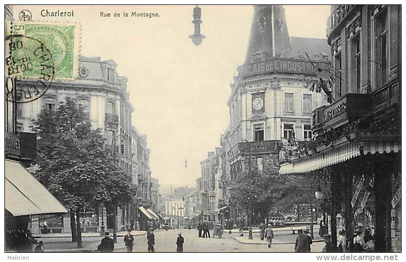 - Ref K 520 - Belgique -  Charleroi - Rue De La Montagne - Carte Bon Etat - - Autres & Non Classés