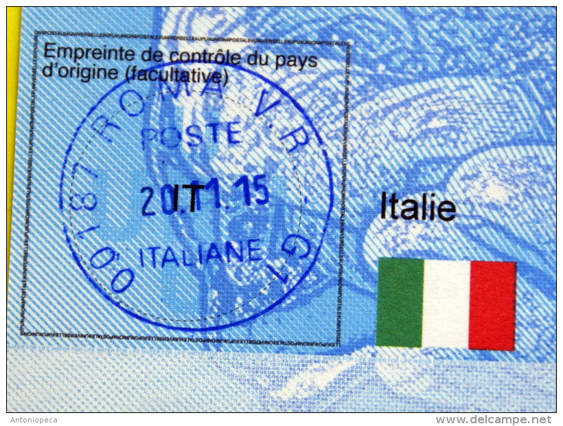 ITALIA 2015 - THE INTERNATIONAL COUPON CANCELLED - Entero Postal