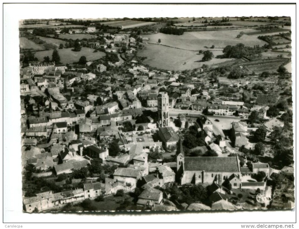 CP - CHARROUX (86) VUE GENERALE AERIENNE - Charroux