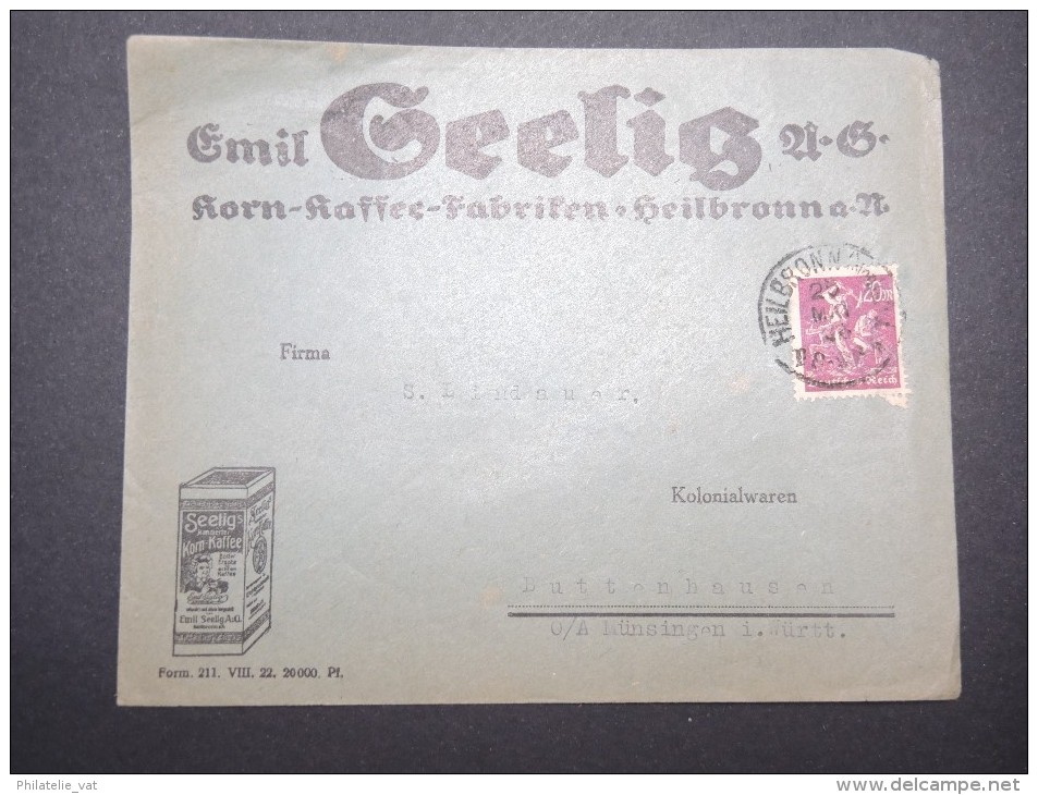 ALLEMAGNE - Enveloppe Commerciale Publicitaire En 1923 - A Voir - Lot P12984 - Briefe U. Dokumente