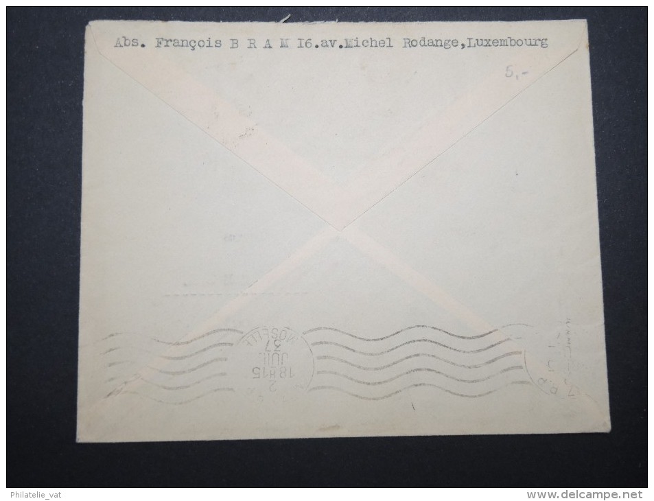 LUXEMBOURG - Enveloppe Pour La France En 1937 - A Voir - Lot P12998 - Storia Postale