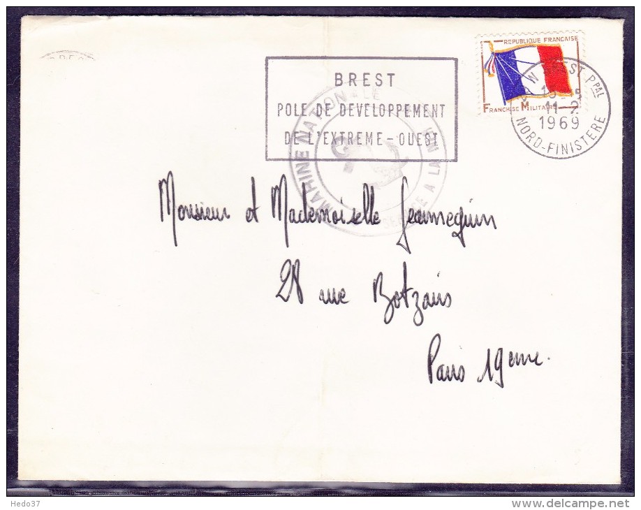 Cachet Militaire - Lettre - Cachets Militaires A Partir De 1900 (hors Guerres)