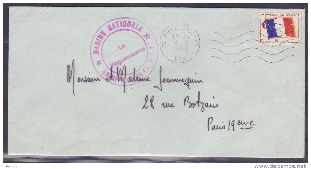 Cachet Militaire - Lettre - Cachets Militaires A Partir De 1900 (hors Guerres)