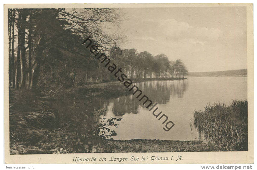 Uferpartie Am Langensee Bei Grünau - Verlag Max O'Brien Berlin Gel. 1927 - Koepenick