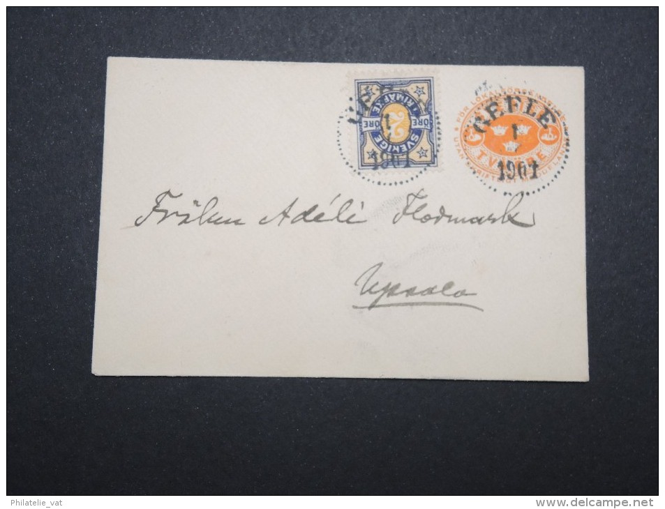 SUEDE - Entier Postal De Gefle En 1901 - A Voir - Lot P13018 - Entiers Postaux