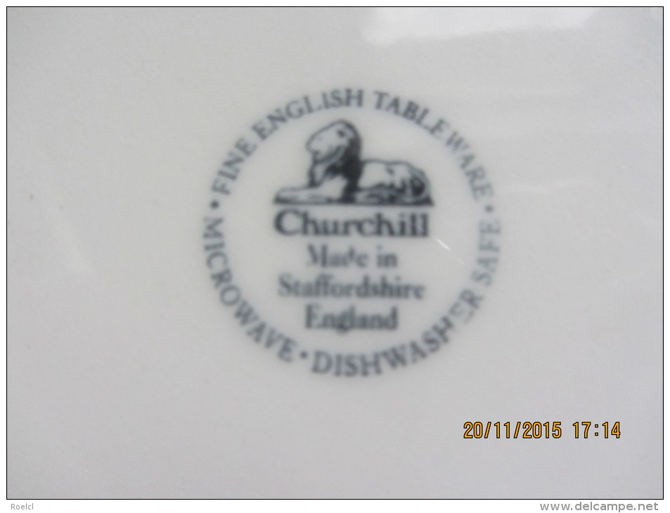 Belle Assiette Anglaise "Churchill - Churchill