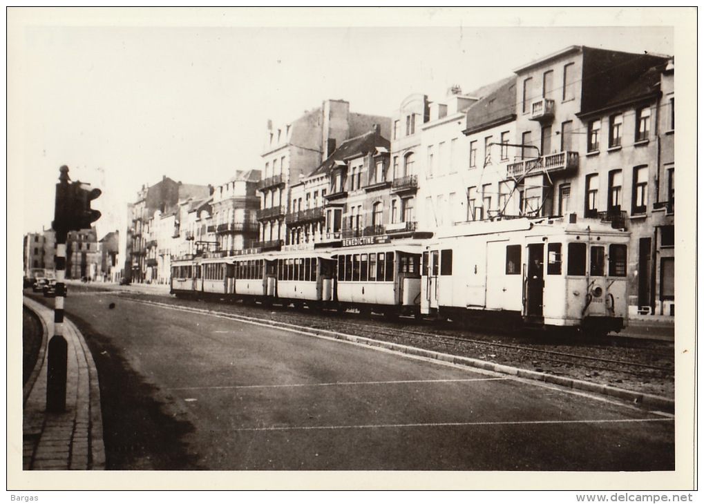 Photo Tram Tramway Belge  Format CP - Sonstige & Ohne Zuordnung