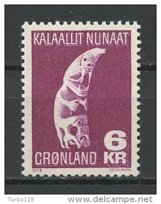 GROENLAND 1978  N° 99 ** Neuf = MNH Superbe Cote 3 € Arts Artisanat Local Tupilak Animal Imaginaire  Magique - Ungebraucht