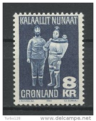 GROENLAND 1980 N° 107 ** Neuf = MNH MNH Superbe Cote 3.75 € Art Sculpture Johannes Kreutzmann Artisanat Esquimaux - Neufs