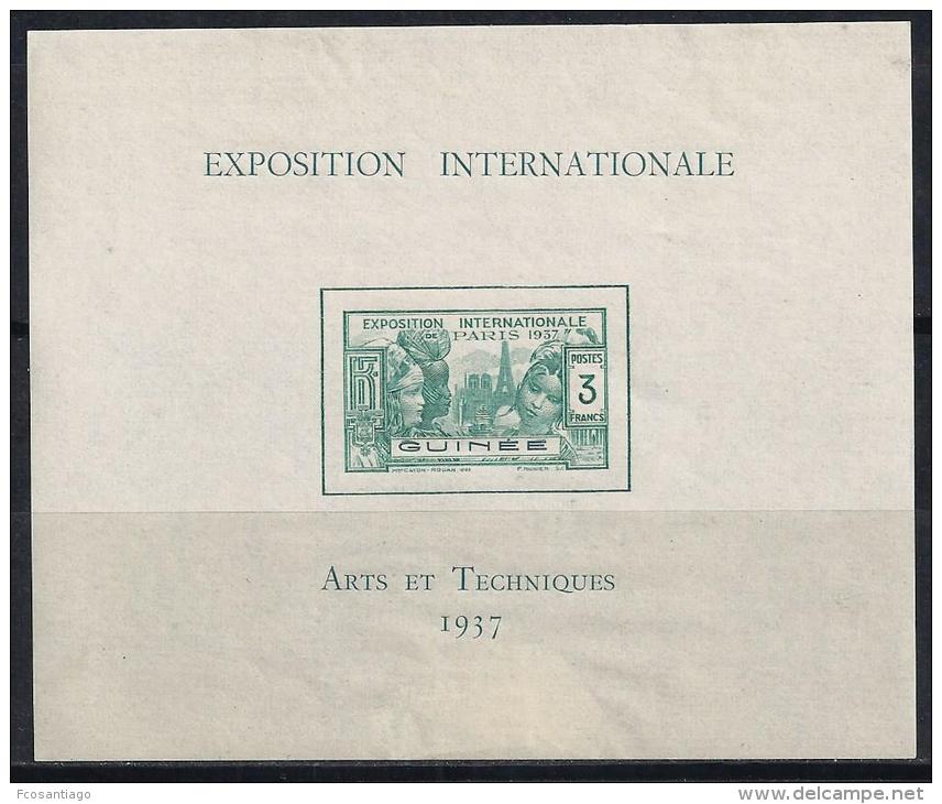 ARTE/EXPOSICION INTERNACIONAL PARIS - GUINEE 1937- Yvert#H1*  Precio Cat&euro;10 - Otros & Sin Clasificación